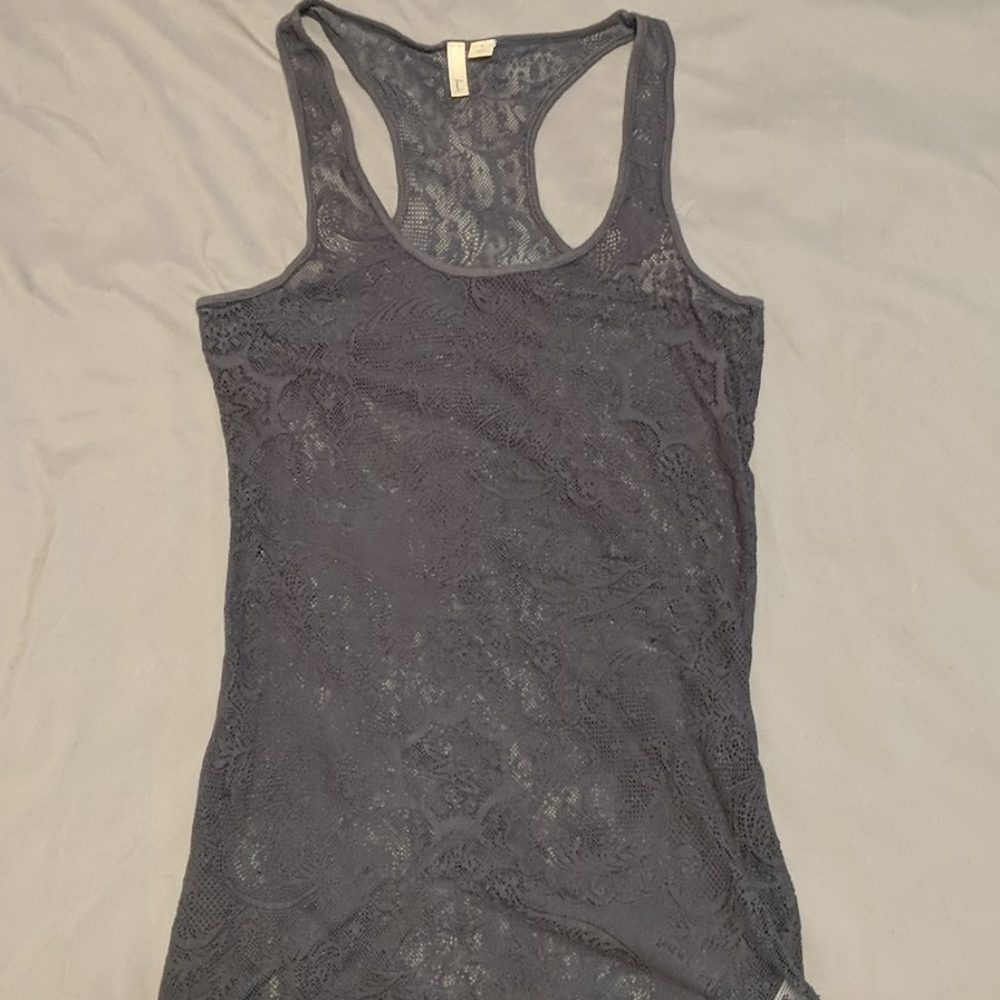 Frenchie Mesh Racerback Tank - Picture 2 of 6